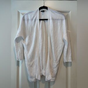 Eileen Fisher 100% Organic Cotton Open Style Cardigan size S
